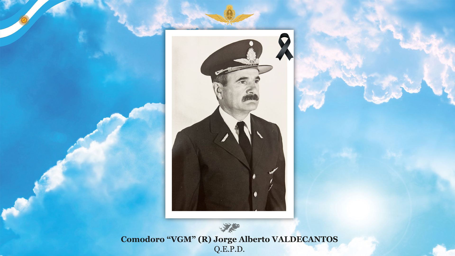 La Fuerza Aérea Argentina recuerda al comodoro “VGM” Jorge Valdecantos