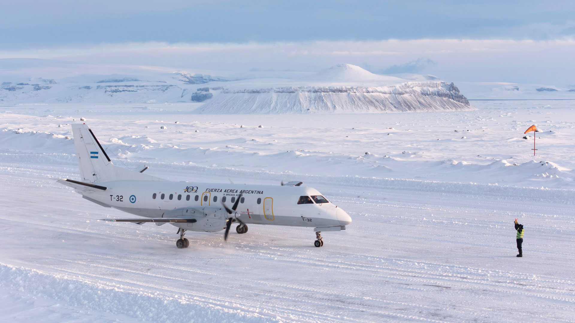 El Sistema de Armas SAAB-340B realizó su primera evacuación aeromédica en la Antártida