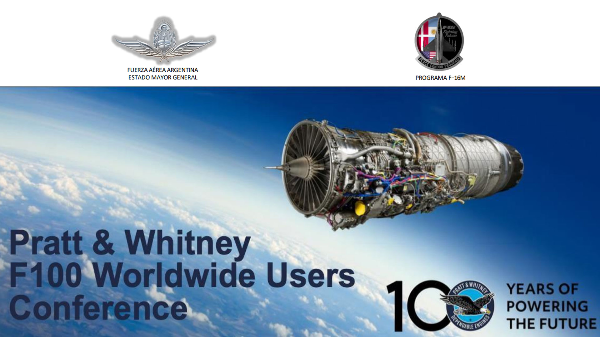 El Programa F-16 se suma a la Red Global de Usuarios Pratt & Whitney en la Conferencia 2025