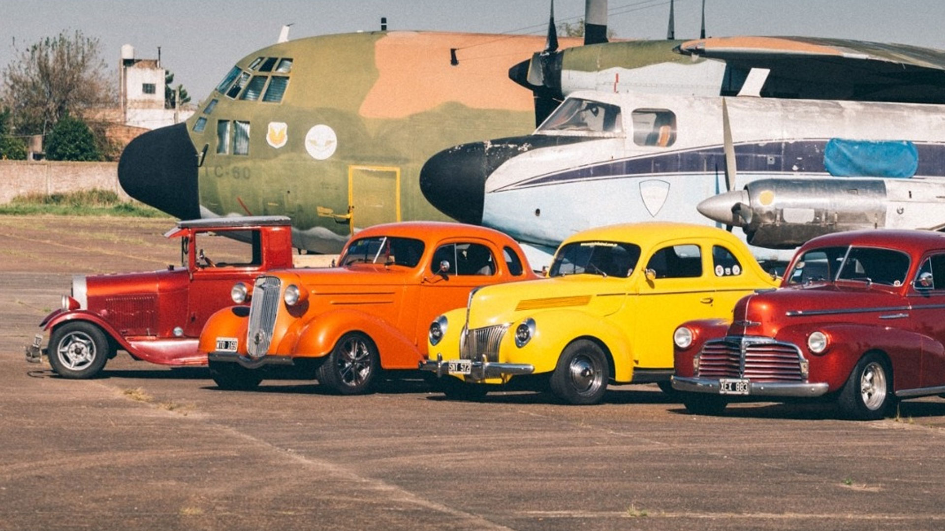 Nacional Hot Rod en el Museo Nacional de Aeronáutica