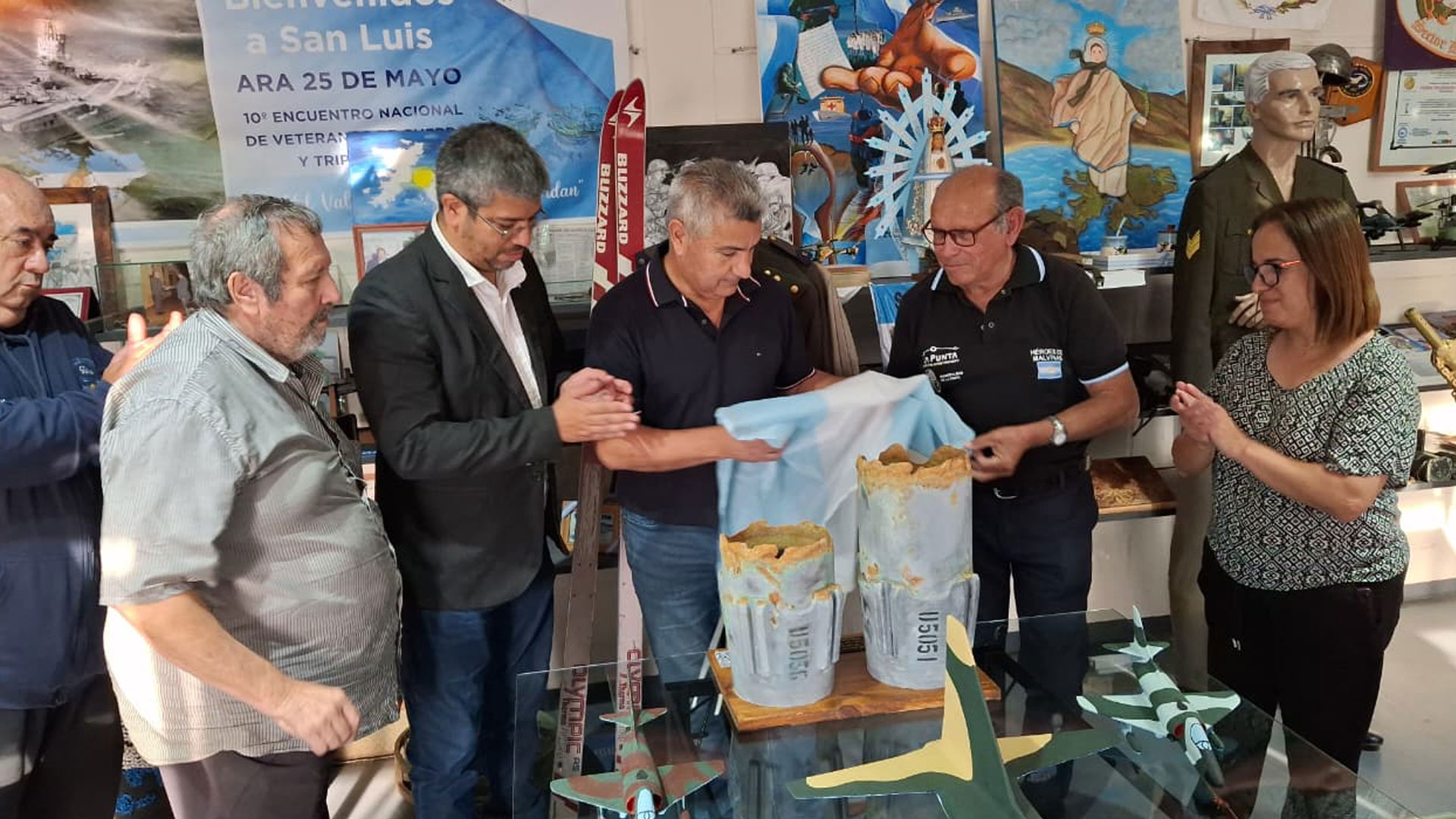 El legado del Radar VYCA Malvinas presente en el Museo Malvinas de La Punta, San Luis