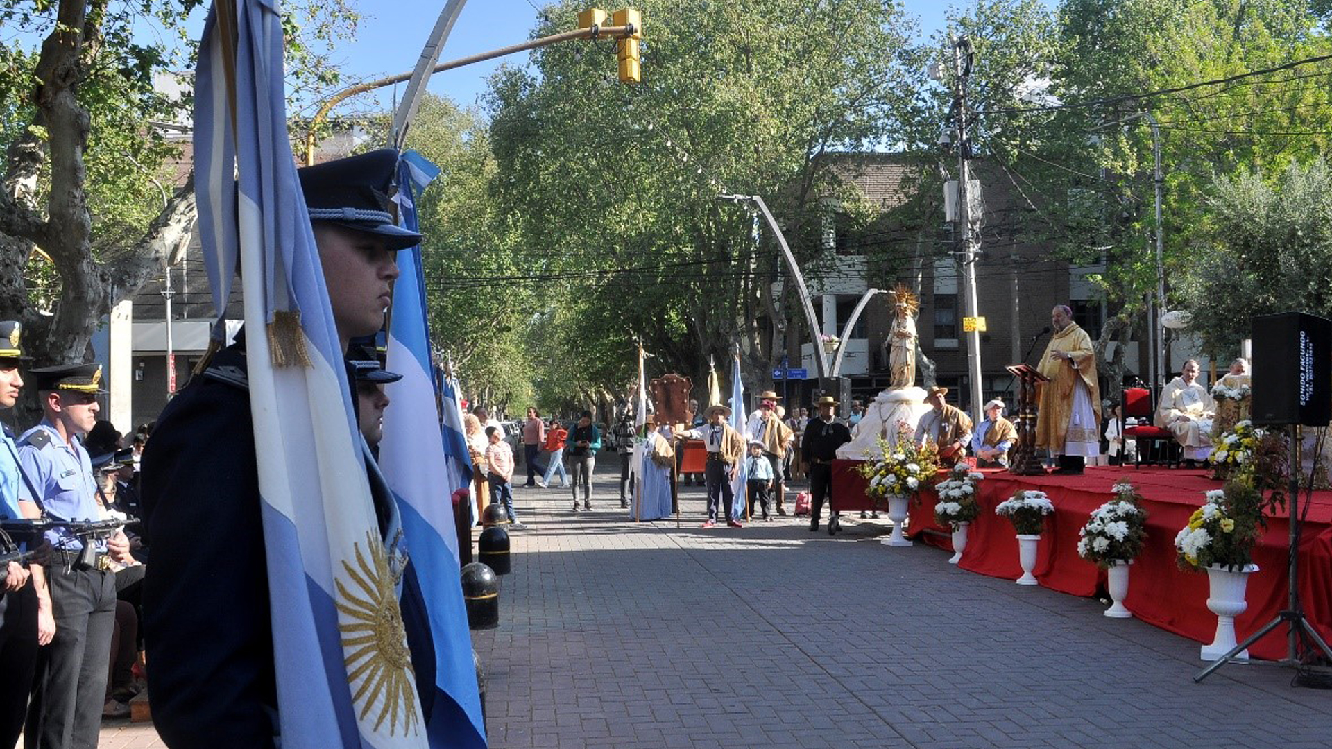 La V Brigada Aérea participó de la fiesta patronal en honor a la Virgen de la Merced
