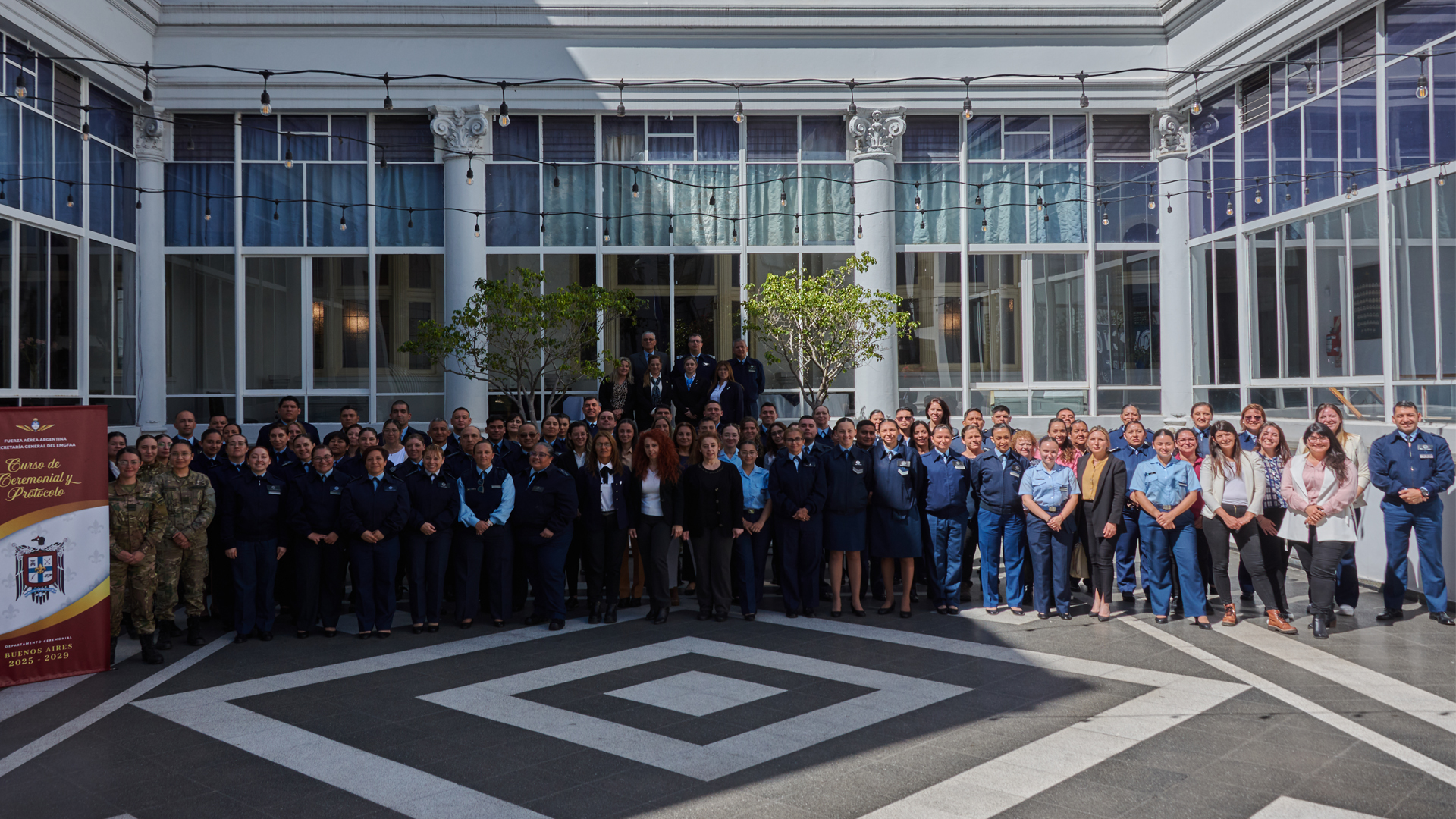 Curso de Ceremonial en el Círculo de la Fuerza Aérea Argentina