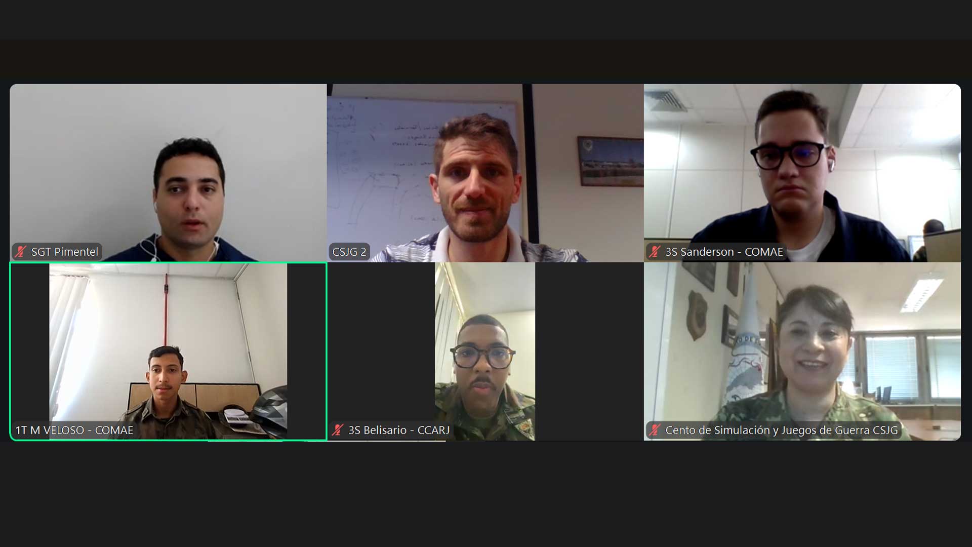 La Fuerza Aérea Argentina brindó una capacitación a la Fuerza Aérea Brasileña sobre el software MULA