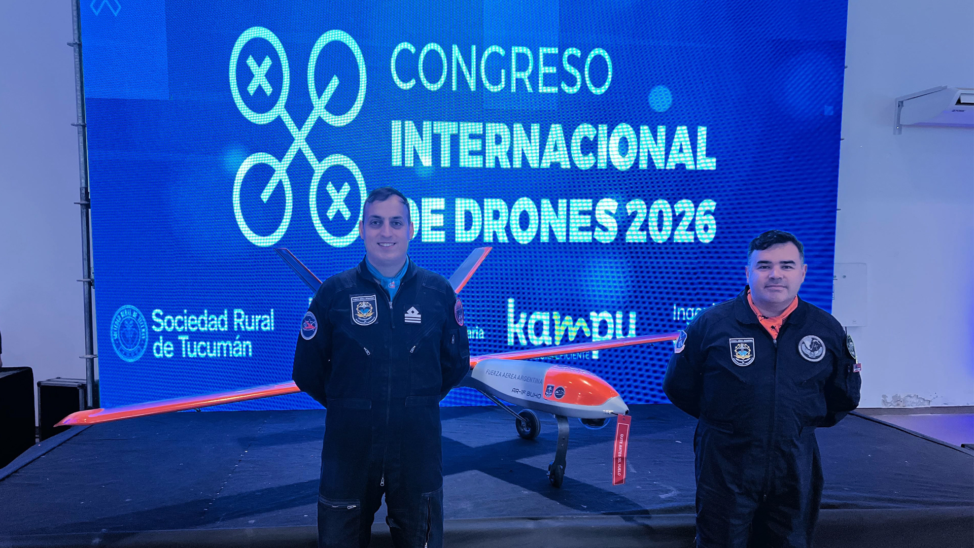 La Fuerza Aérea Argentina presente en el “Congreso Internacional de Exposición de Drones 2026”